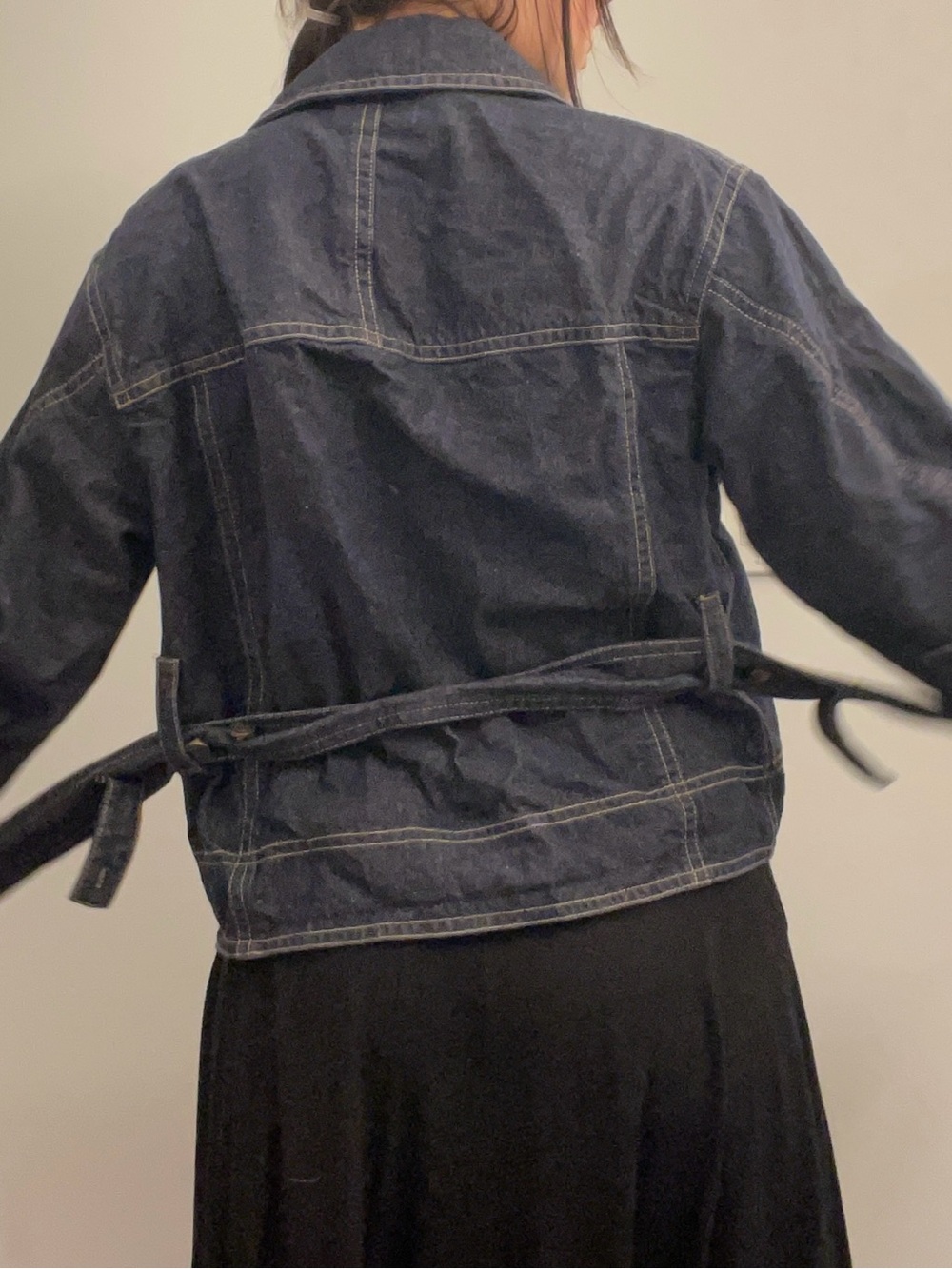 Vince Denim Work Jacket - Dark Indigo - size s - Picture 4 of 15
